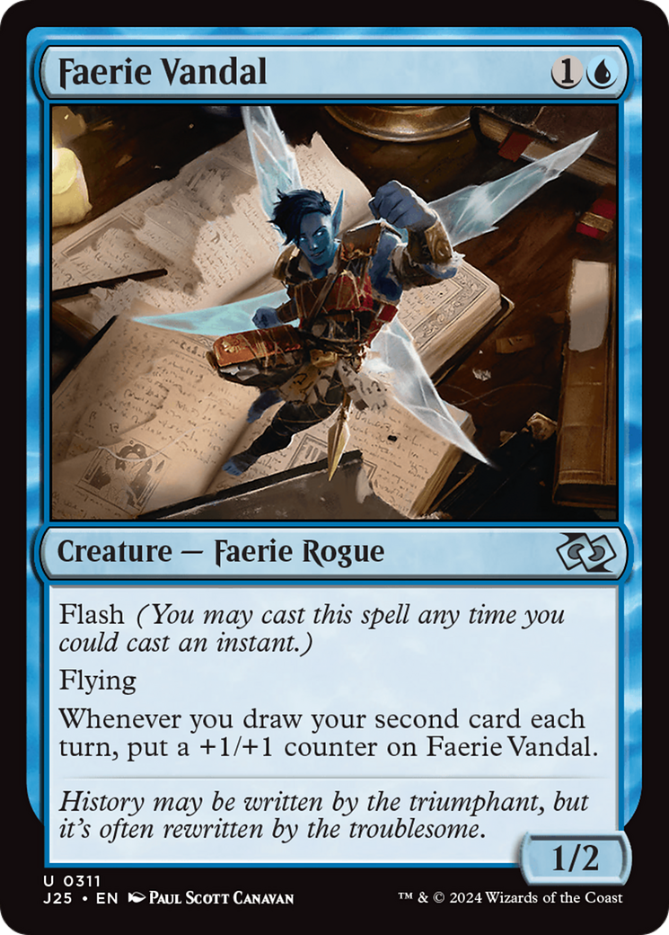 {C} Faerie Vandal [Foundations Jumpstart][J25 311]