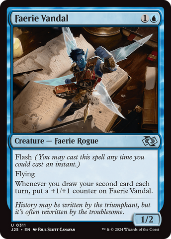{C} Faerie Vandal [Foundations Jumpstart][J25 311]