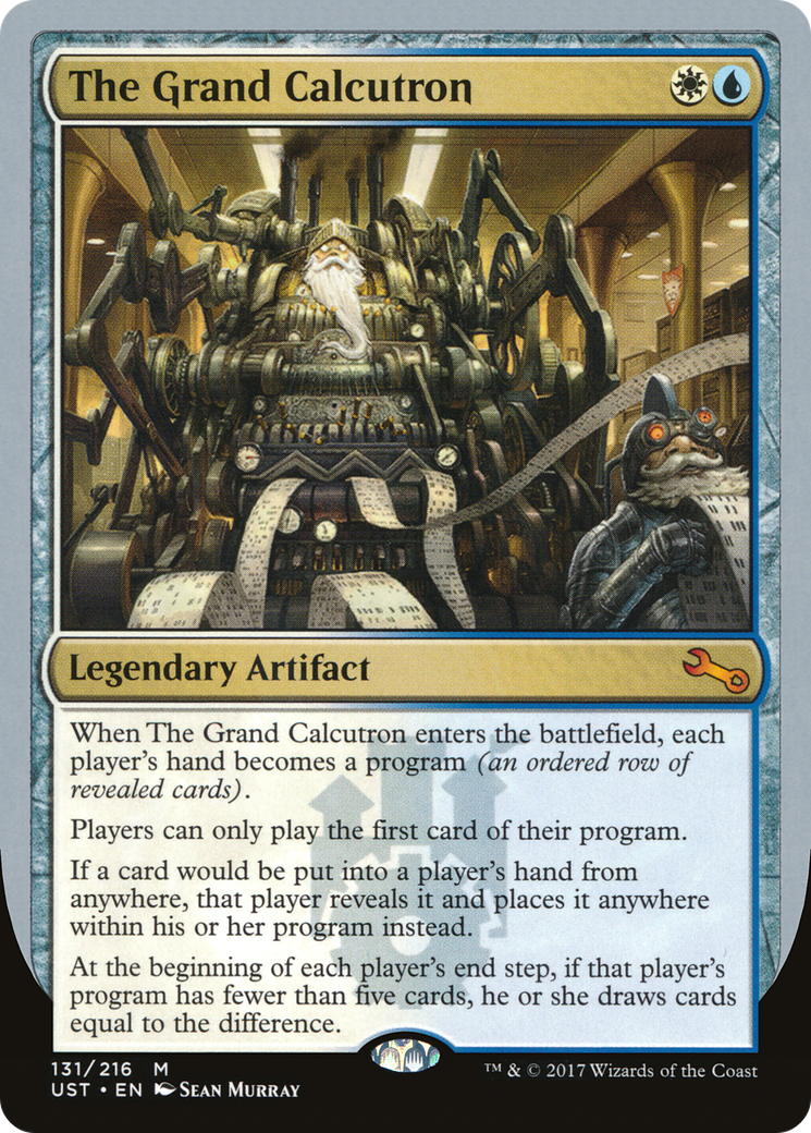 {R} The Grand Calcutron [Unstable][UST 131]