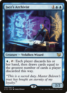 {R} Jace's Archivist [Commander 2015][C15 095] - Misty Mountain Games