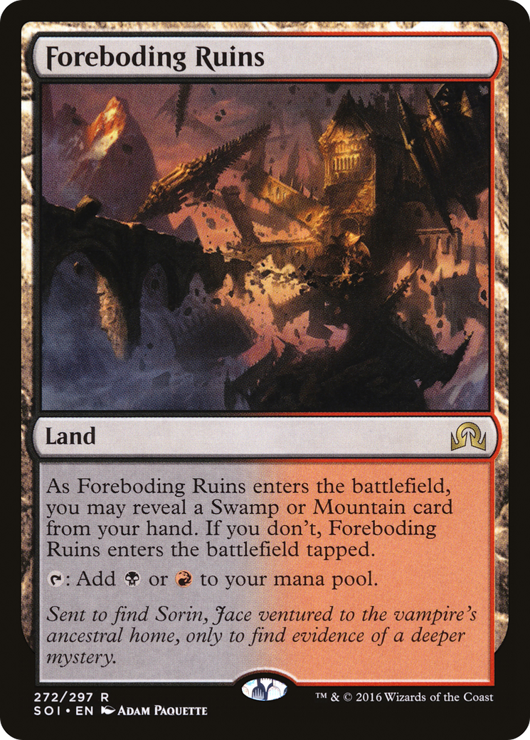 {R} Foreboding Ruins [Shadows over Innistrad][SOI 272]