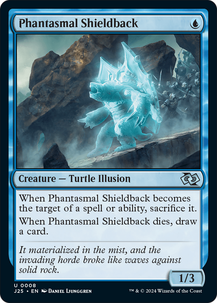 {C} Phantasmal Shieldback [Foundations Jumpstart][J25 008]