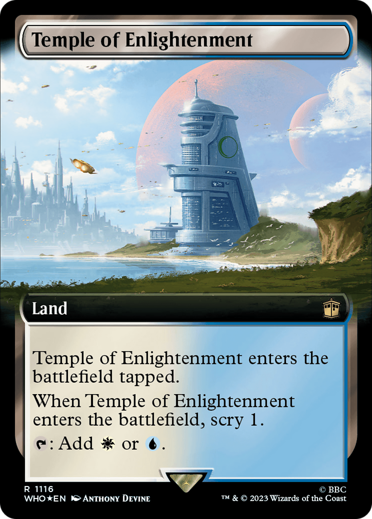 {R} Temple of Enlightenment (Extended Art) (Surge Foil) [Doctor Who][WHO 1116]