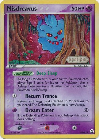 [PKM-C] Misdreavus (40/92) (Stamped) [EX: Legend Maker]