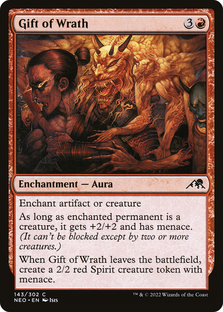 {C} Gift of Wrath [Kamigawa: Neon Dynasty][NEO 143]