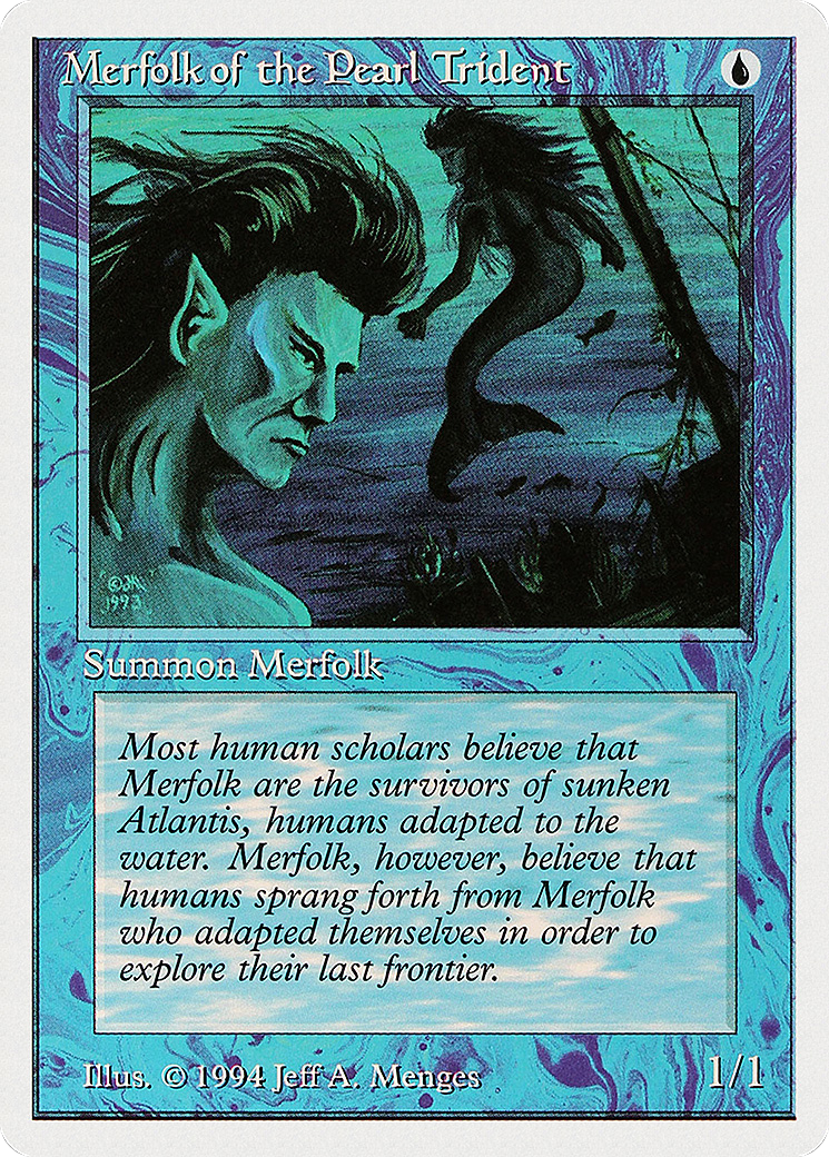 {C} Merfolk of the Pearl Trident [Summer Magic / Edgar][SUM 068]