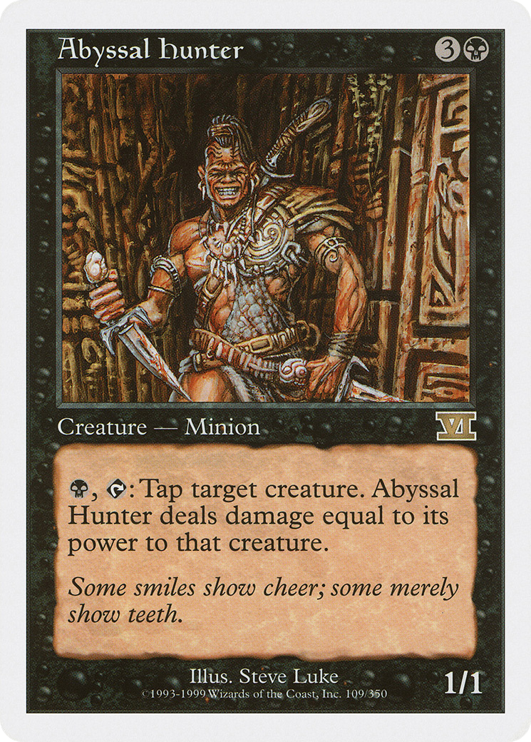 {R} Abyssal Hunter [Classic Sixth Edition][6ED 109] - Misty Mountain Games