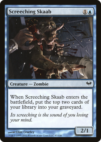 {C} Screeching Skaab [Dark Ascension][DKA 047]