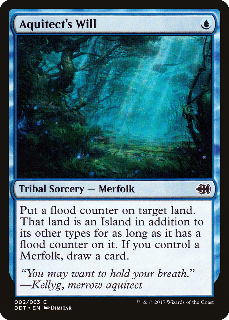 {C} Aquitect's Will [Duel Decks: Merfolk vs. Goblins][DDT 002]