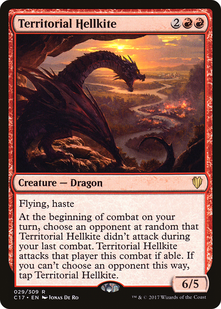 {R} Territorial Hellkite [Commander 2017][C17 029]
