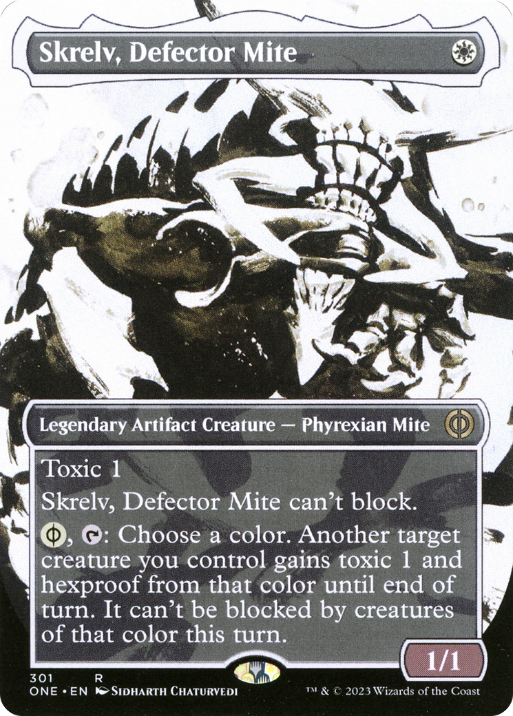 {R} Skrelv, Defector Mite (Borderless Ichor) [Phyrexia: All Will Be One][ONE 301]