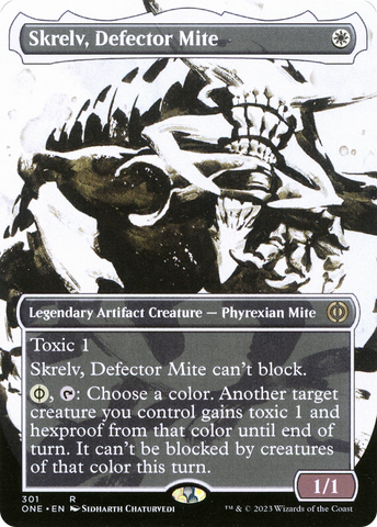 {R} Skrelv, Defector Mite (Borderless Ichor) [Phyrexia: All Will Be One][ONE 301]