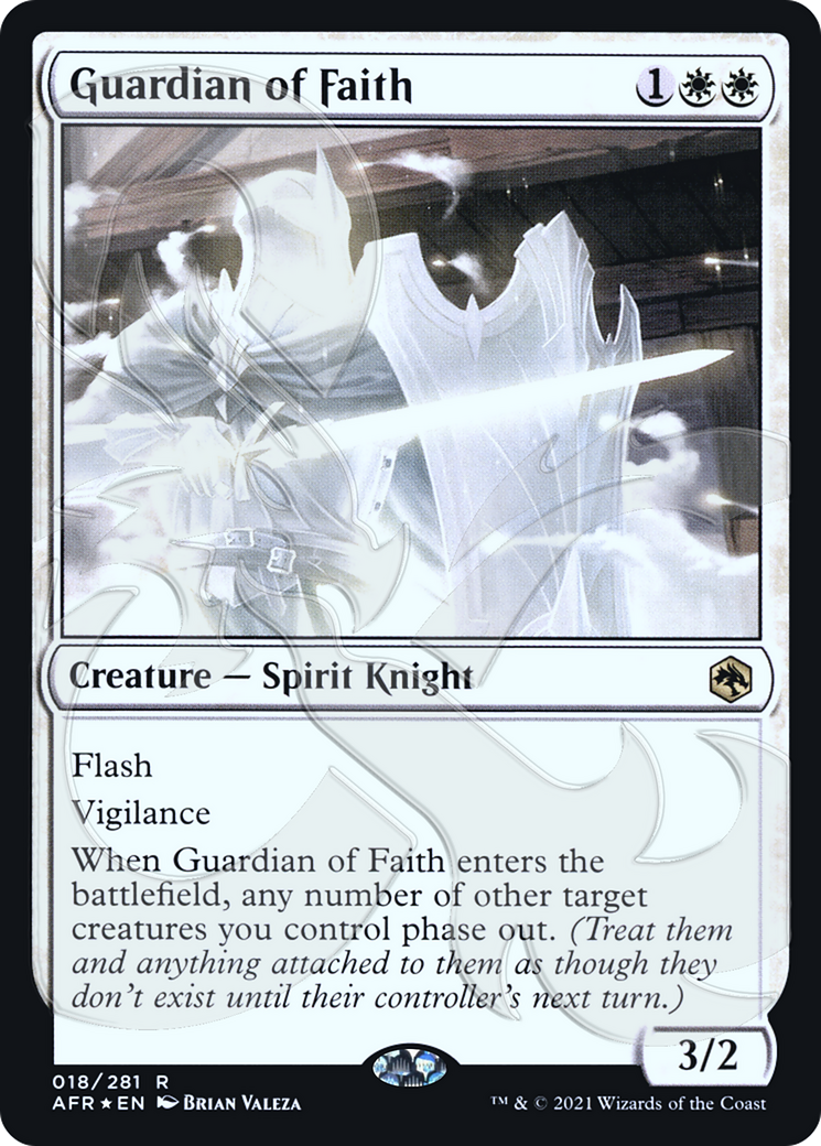 {R} Guardian of Faith (Ampersand Promo) [Dungeons & Dragons: Adventures in the Forgotten Realms Promos][AMP AFR 018]