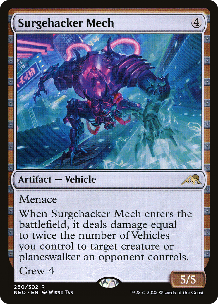 {R} Surgehacker Mech [Kamigawa: Neon Dynasty][NEO 260]
