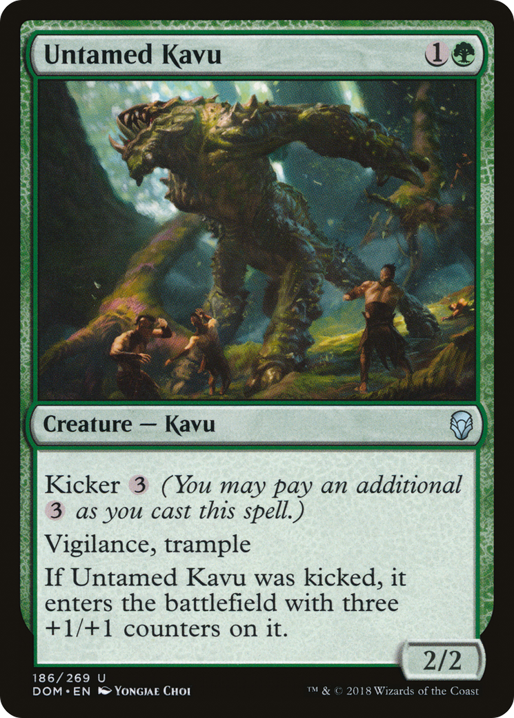 {C} Untamed Kavu [Dominaria][DOM 186] - Misty Mountain Games