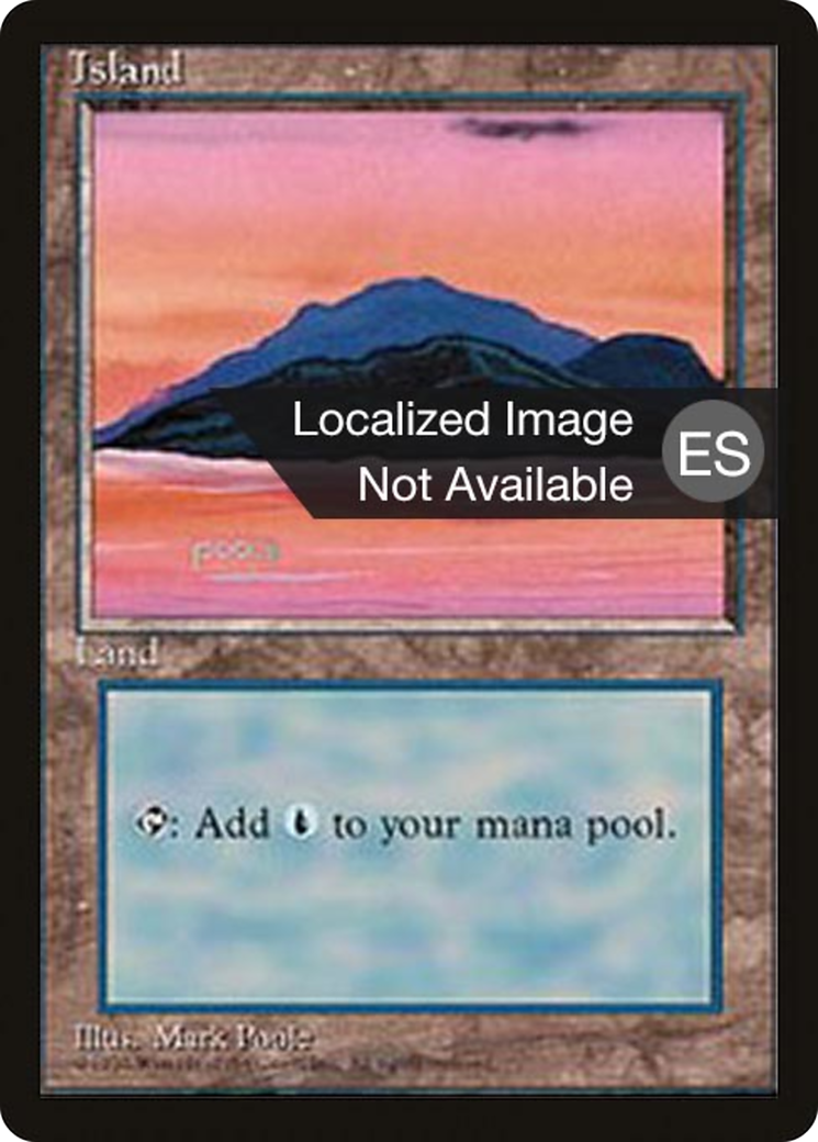 {B}[FBB 4ED 369] Island (C) [Fourth Edition (Foreign Black Border)]
