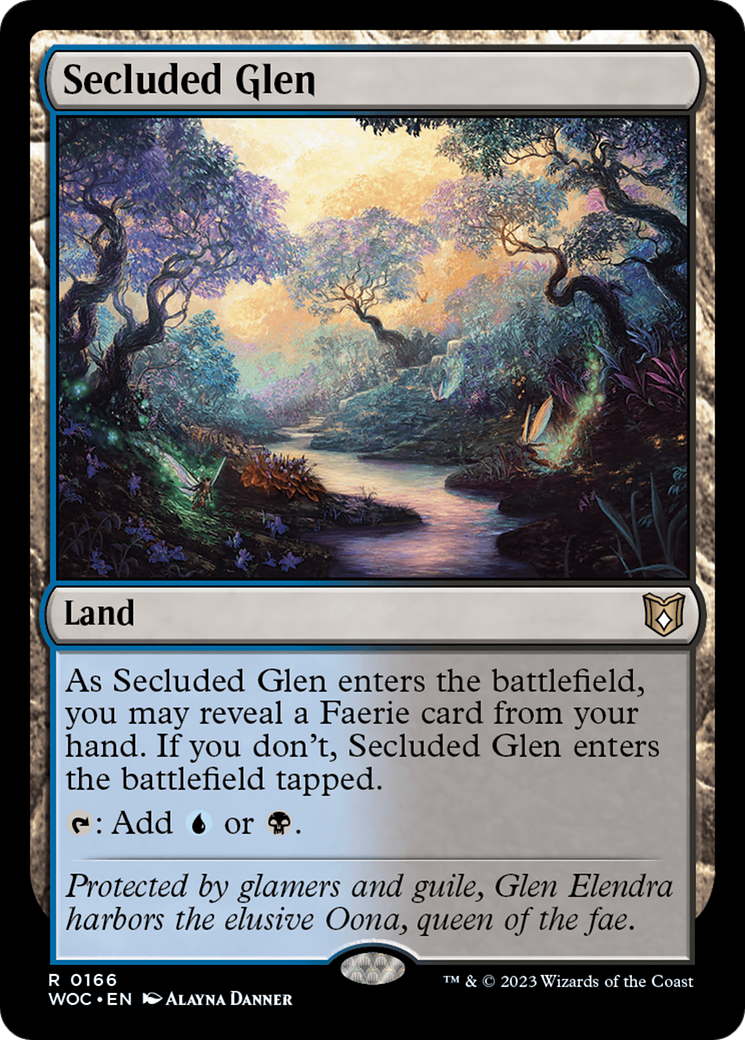 {R} Secluded Glen [Wilds of Eldraine Commander][WOC 166]