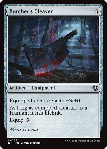 {C} Butcher's Cleaver [Innistrad Remastered][INR 256]