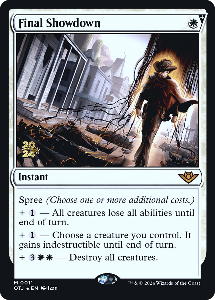 {@R} Final Showdown [Outlaws of Thunder Junction Prerelease Promos][PR OTJ 011]
