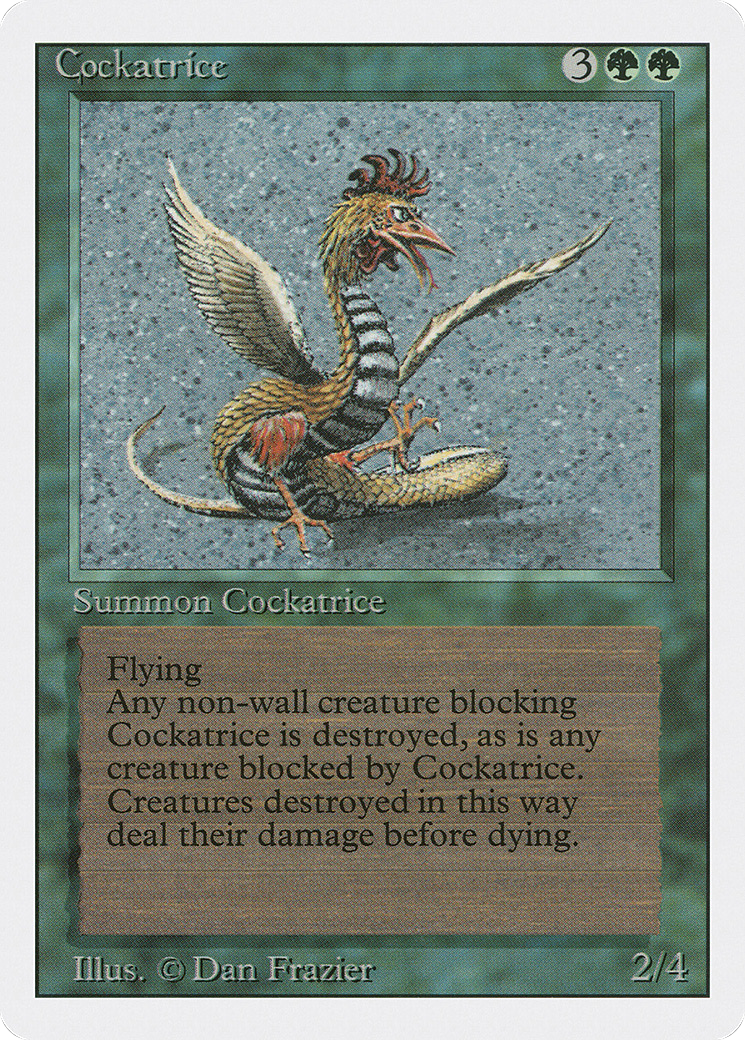 {R} Cockatrice [Revised Edition][3ED 189] - Misty Mountain Games