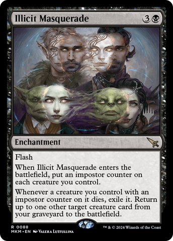 {R} Illicit Masquerade (Promo Pack) [Murders at Karlov Manor Promos][PP MKM 088]