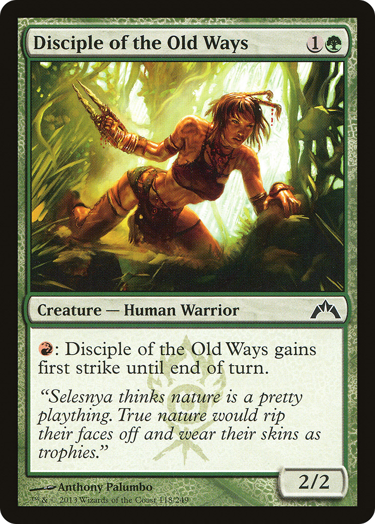 {C} Disciple of the Old Ways [Gatecrash][GTC 118]