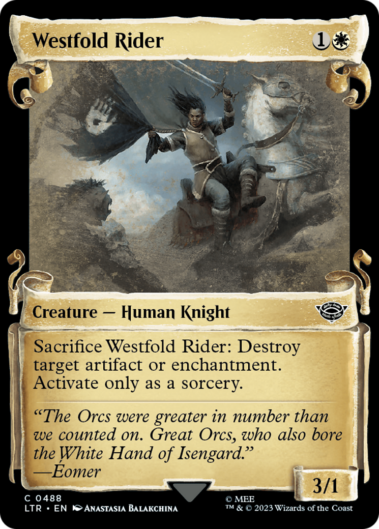 {C} Westfold Rider [The Lord of the Rings: Tales of Middle-Earth Showcase Scrolls][LTR 488]