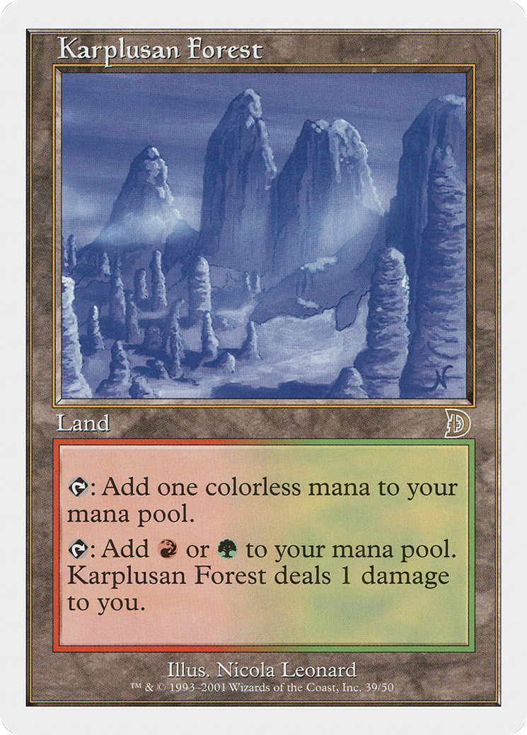 {R} Karplusan Forest [Deckmasters][DKM 039]