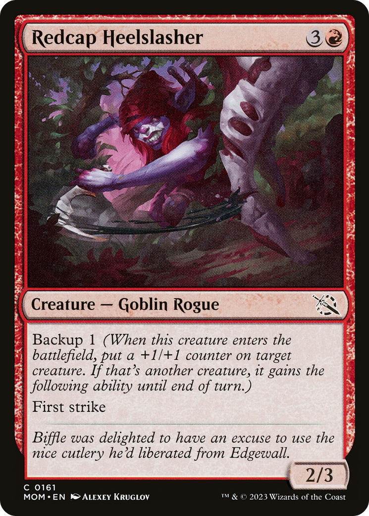 {C} Redcap Heelslasher [March of the Machine][MOM 161]
