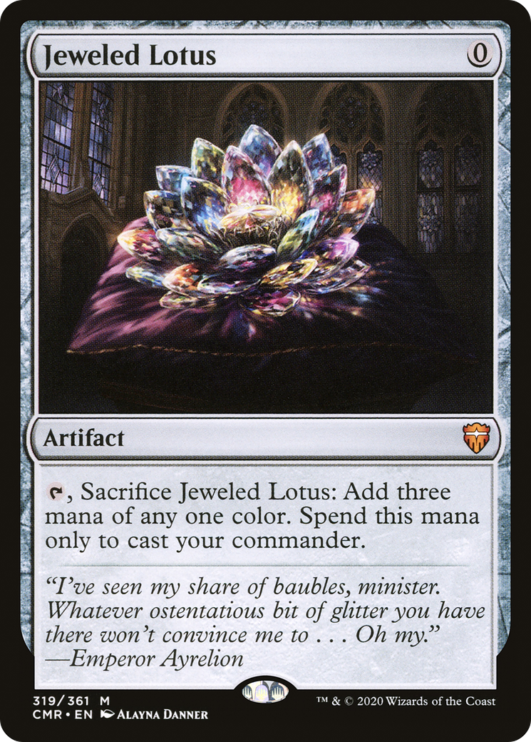 {R} Jeweled Lotus [Commander Legends][CMR 319]