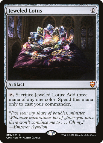 {R} Jeweled Lotus [Commander Legends][CMR 319]