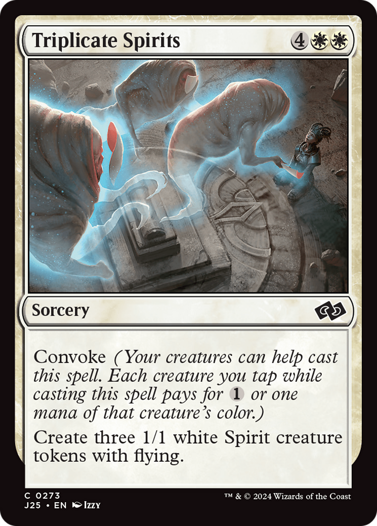 {C} Triplicate Spirits [Foundations Jumpstart][J25 273]