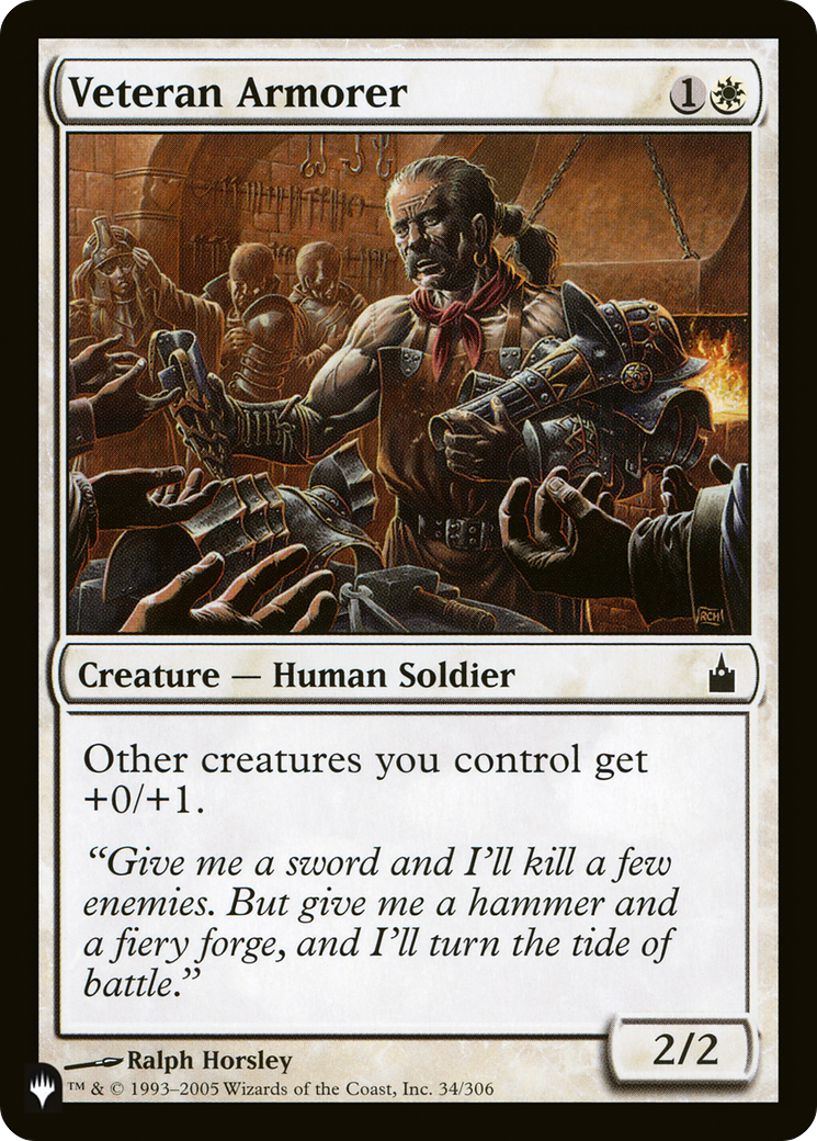 Veteran Armorer [LIST 34/306]