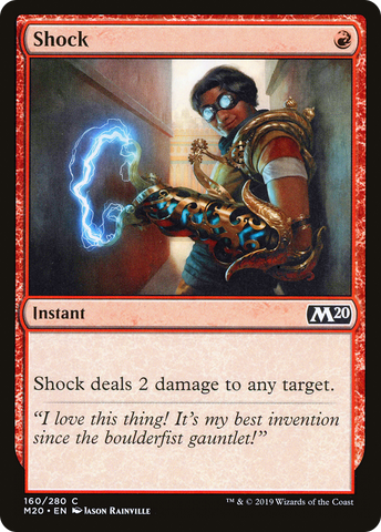 {C} Shock [Core Set 2020][M20 160]