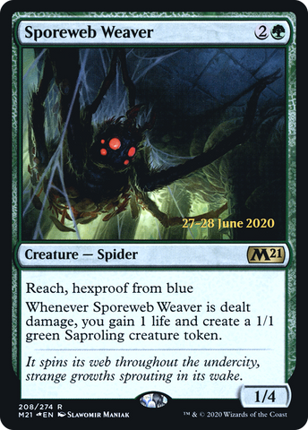 {R} Sporeweb Weaver [Core Set 2021 Prerelease Promos][PR M21 208]