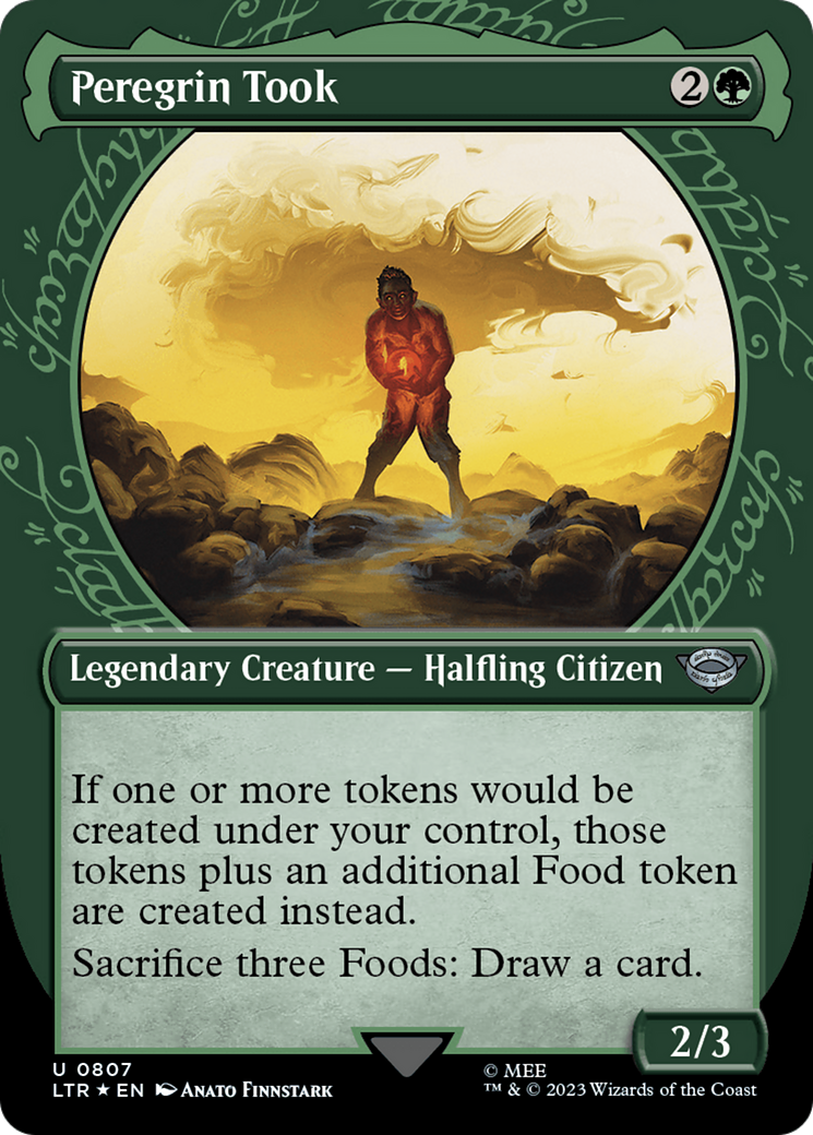 {C} Peregrin Took (Showcase) (Surge Foil) [The Lord of the Rings: Tales of Middle-Earth][LTR 807]