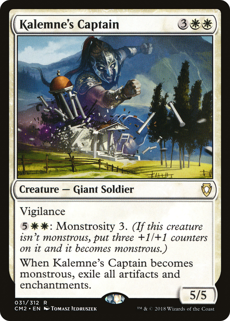 {R} Kalemne's Captain [Commander Anthology Volume II][CM2 031] - Misty Mountain Games