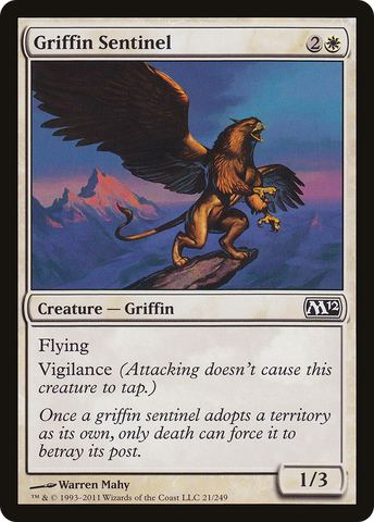 {C} Griffin Sentinel [Magic 2012][M12 021]