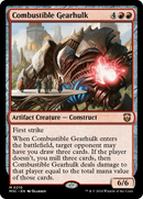 {R} Combustible Gearhulk (Ripple Foil) [Modern Horizons 3 Commander][RPF M3C 210]