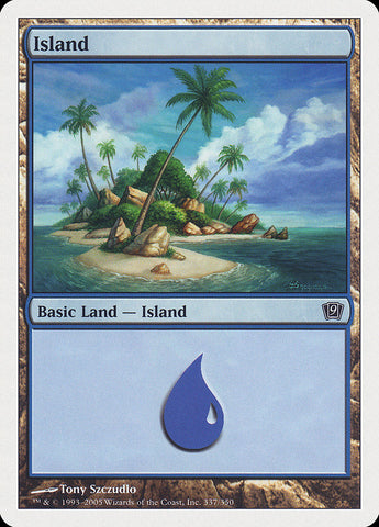 {B}[9ED 337] Island (337) [Ninth Edition]
