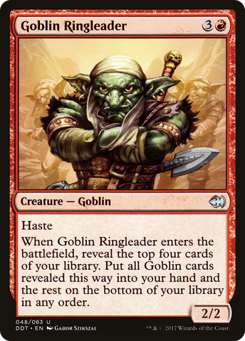 {C} Goblin Ringleader [Duel Decks: Merfolk vs. Goblins][DDT 048]