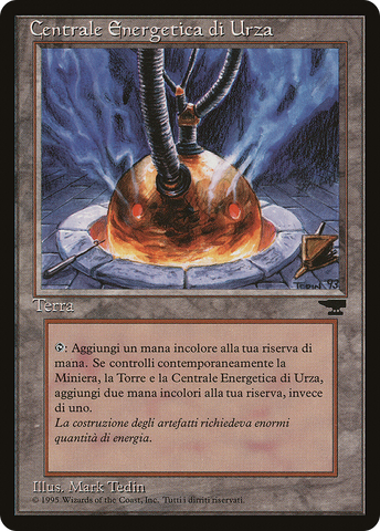 {C} Urza's Power Plant (Columns) (Italian) - "Centrale Energetica di Urza" [Rinascimento][RIN 180]