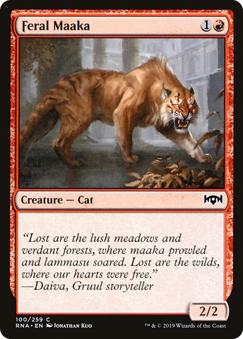 {C} Feral Maaka [Ravnica Allegiance][RNA 100]