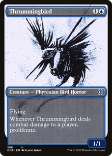 {C} Thrummingbird (Showcase Ichor) [Phyrexia: All Will Be One][ONE 288]