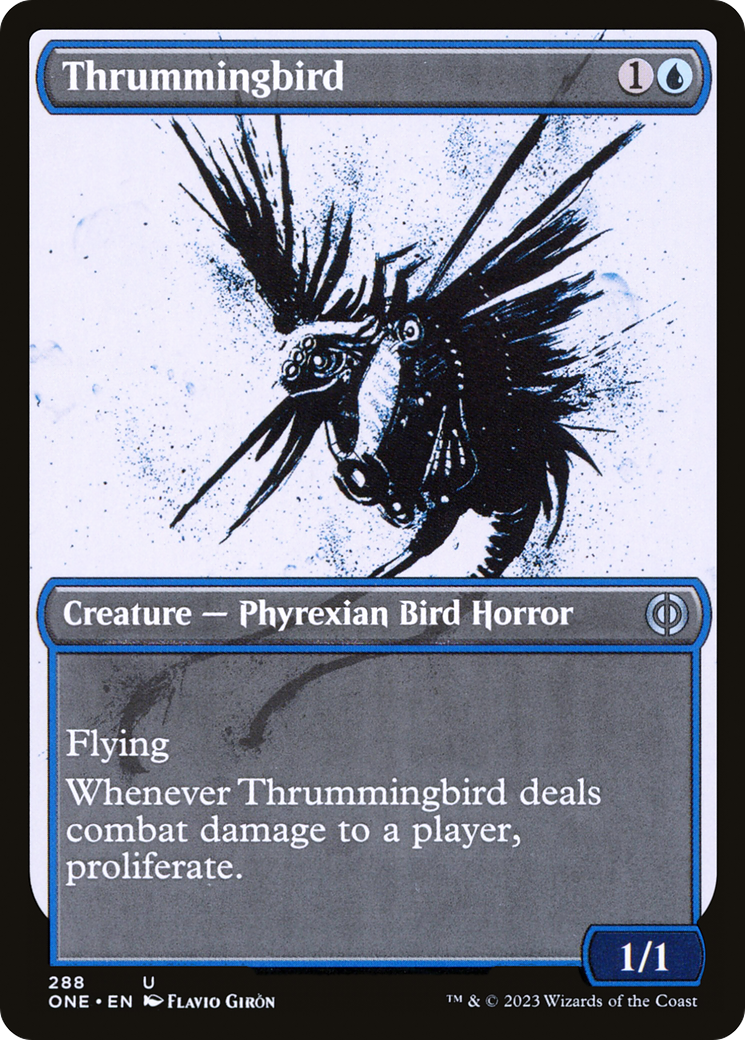 {C} Thrummingbird (Showcase Ichor) [Phyrexia: All Will Be One][ONE 288]