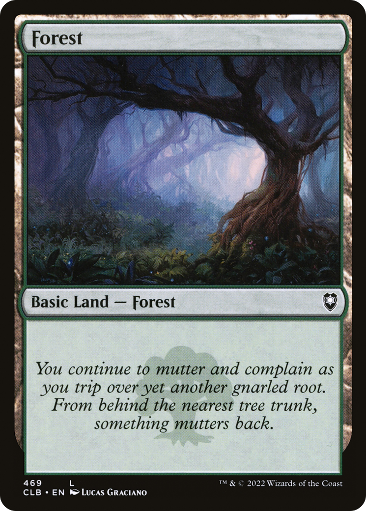 {B}[CLB 469] Forest (469) [Commander Legends: Battle for Baldur's Gate]