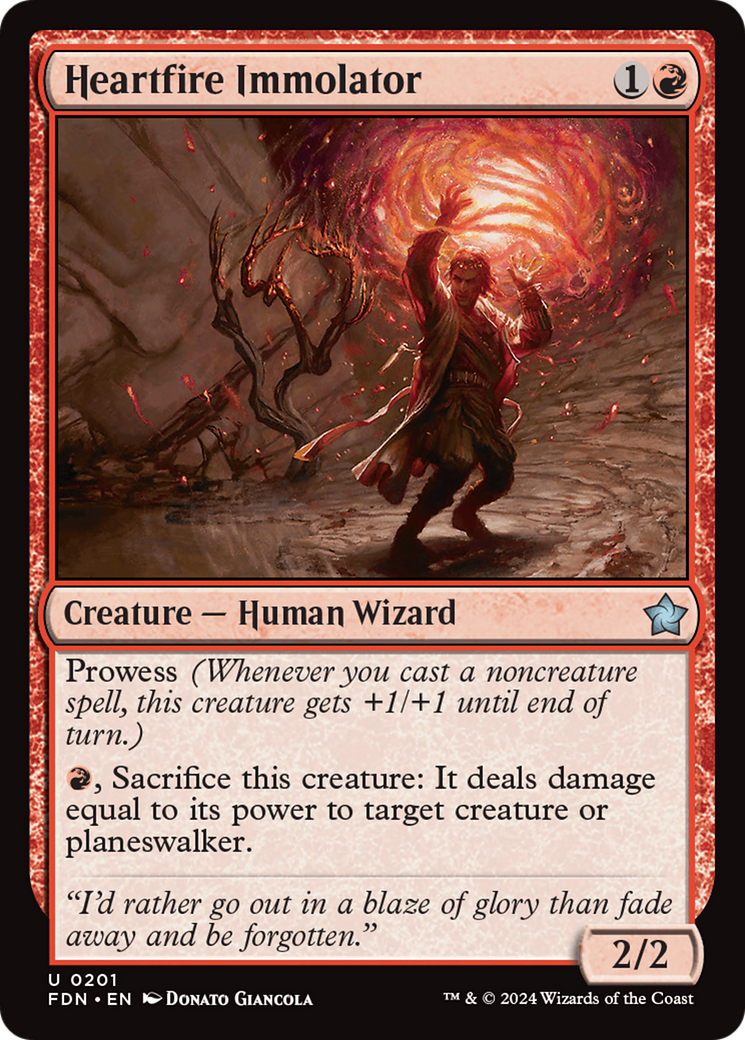 {@C} Heartfire Immolator [Foundations][FDN 201]