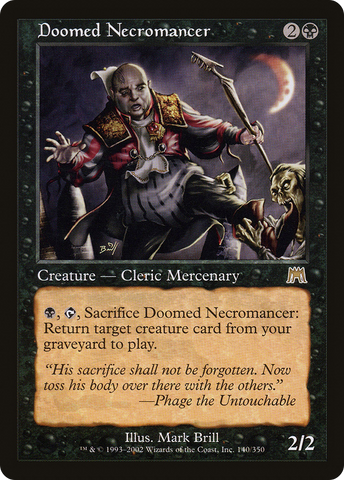 {R} Doomed Necromancer [Onslaught][ONS 140]