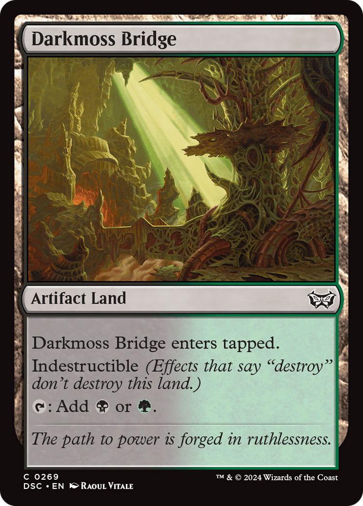 {C} Darkmoss Bridge [Duskmourn: House of Horror Commander][DSC 269]