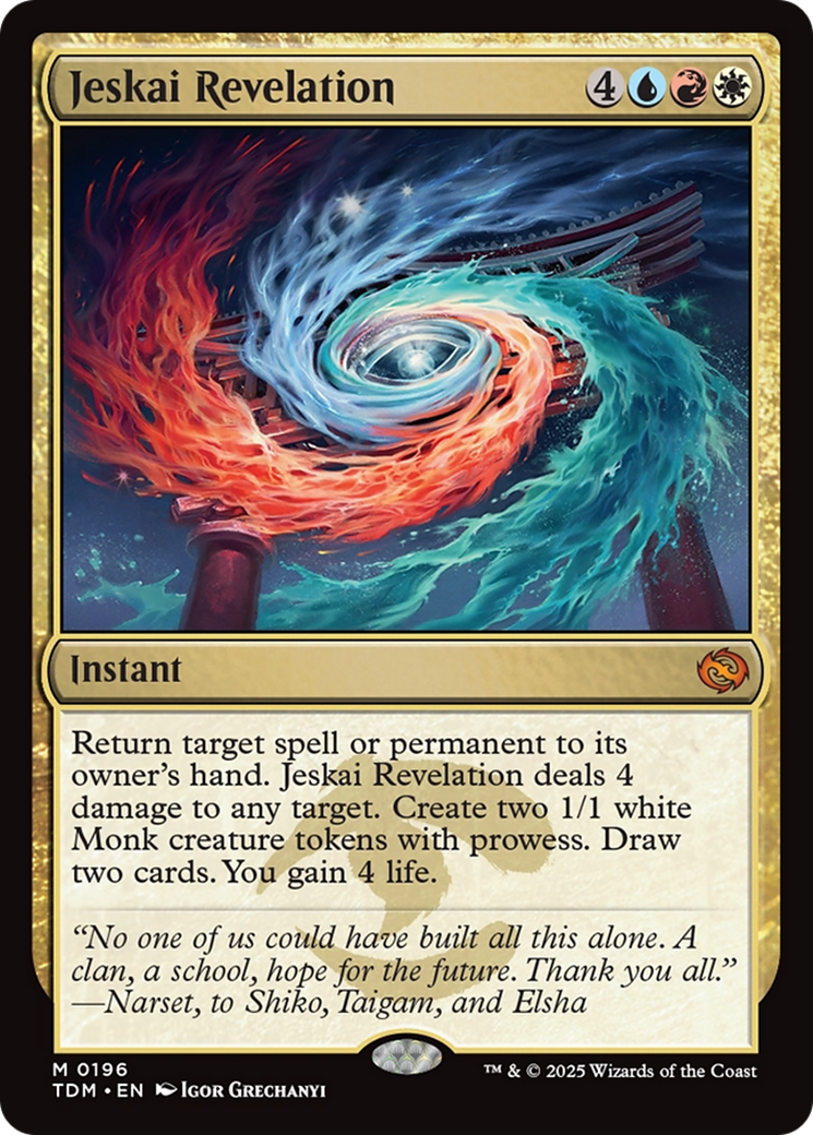 {@R} Jeskai Revelation [Tarkir: Dragonstorm][TDM 196]